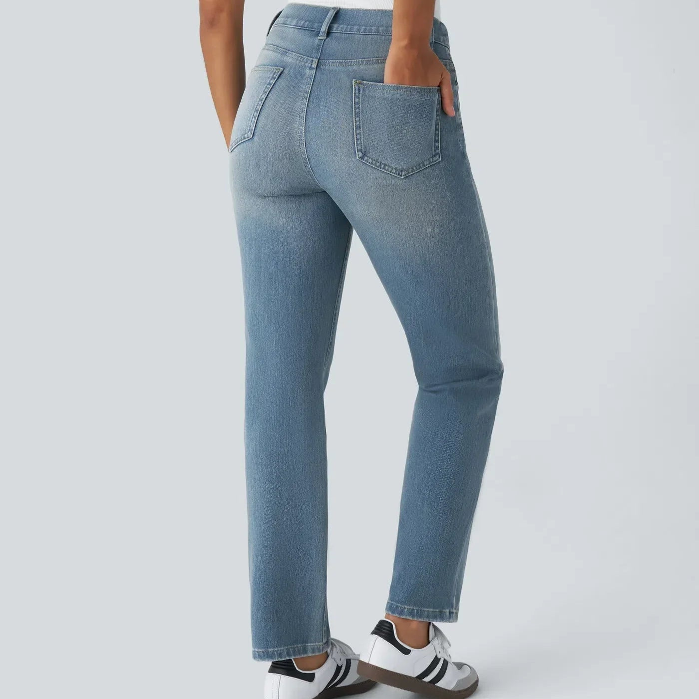 Damen - Elastische Hose - Atmungsaktives Material - Ideal für jeden Anlass