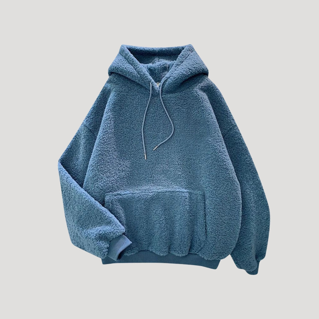 Damen - Winter Hoodie - Sherpa Fleece - Übergröße - Bequemer und warmer Kapuzenpullover für kalte Tage