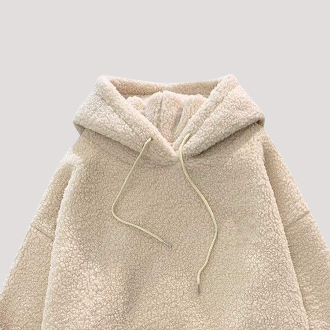 Damen - Winter Hoodie - Sherpa Fleece - Übergröße - Bequemer und warmer Kapuzenpullover für kalte Tage