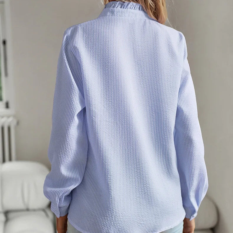 Damen - Elegante Bluse - Hochwertigem Material - Stilvolles, vielseitiges Oberteil - Ideal für jeden Anlass