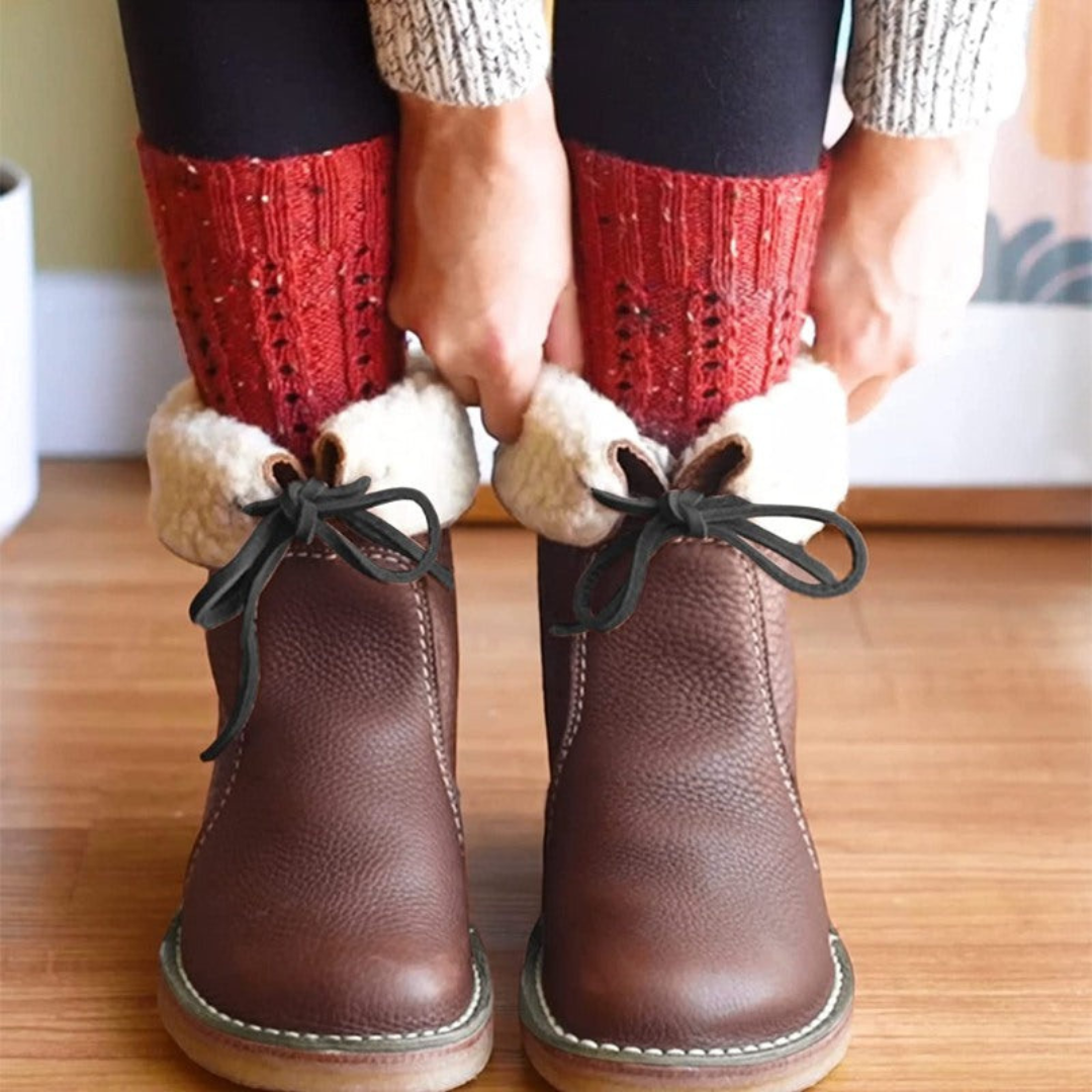 Damen - Wasserdichte Winterstiefel - Hochwertiges Material - Isolierte & stylische Schuhe für kaltes Wetter