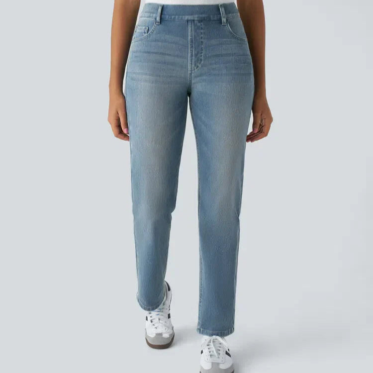 Damen - Elastische Hose - Atmungsaktives Material - Ideal für jeden Anlass