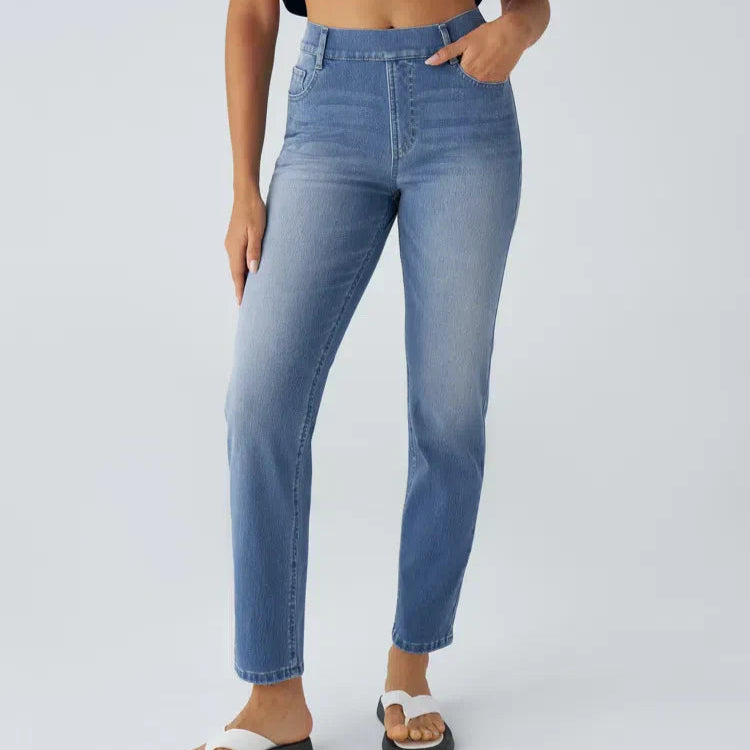 Damen - Elastische Hose - Atmungsaktives Material - Ideal für jeden Anlass