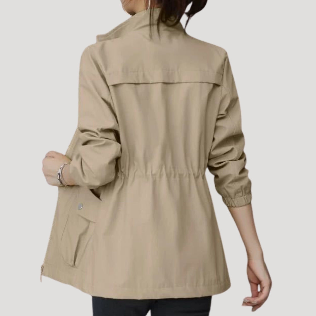 Damen - Leichte Windbreaker Jacke - Wasserdicht & Atmungsaktiv - Perfekt für Wind und Wetter