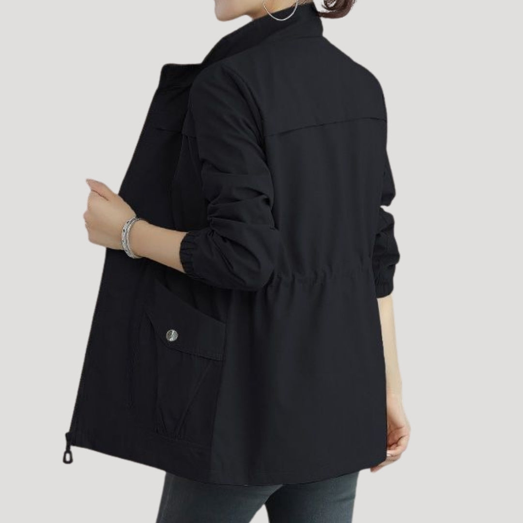 Damen - Leichte Windbreaker Jacke - Wasserdicht & Atmungsaktiv - Perfekt für Wind und Wetter
