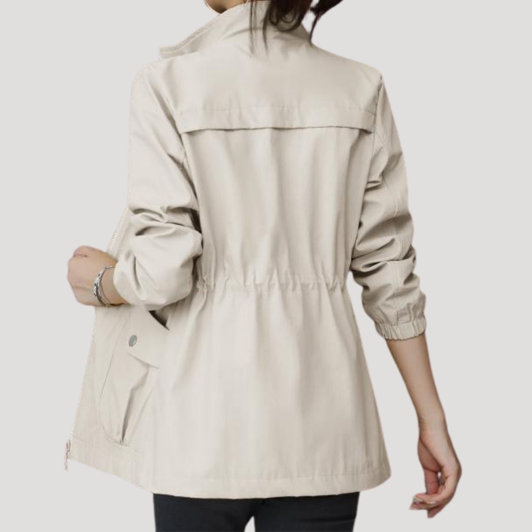 Damen - Leichte Windbreaker Jacke - Wasserdicht & Atmungsaktiv - Perfekt für Wind und Wetter