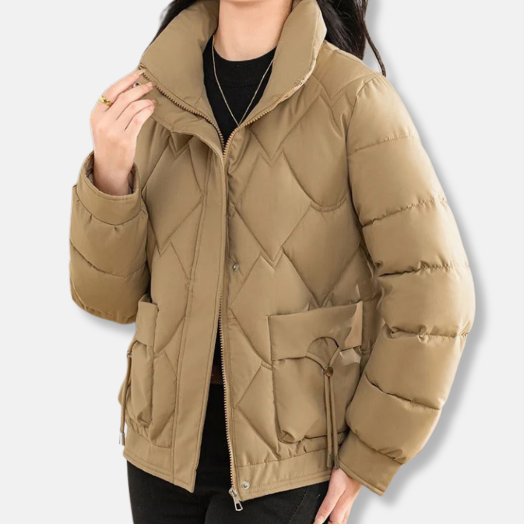 Damen - Pufferjacke - Lockere Passform - Warm und Stylisch für die kalte Jahreszeit