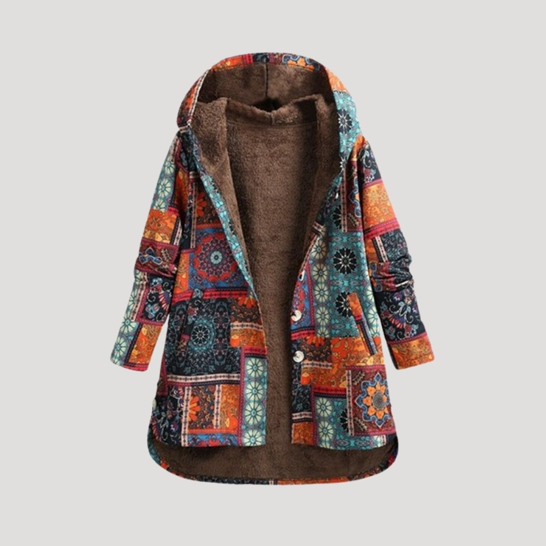Damen - Langer Wintermantel - Kapuze und Kunstpelz - Bequemer und Stilvoller Schutz für kalte Tage