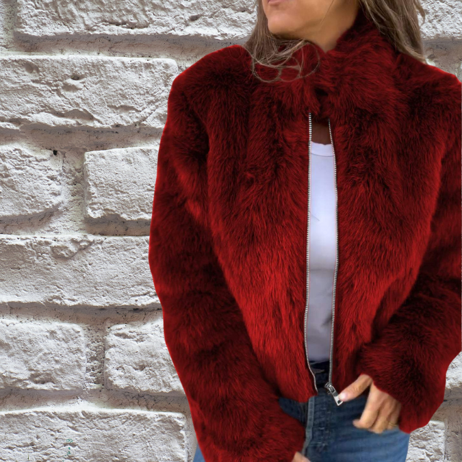 Damen - Warmer Herbstmantel - Eleganter Stil - Ideal für kühle Tage