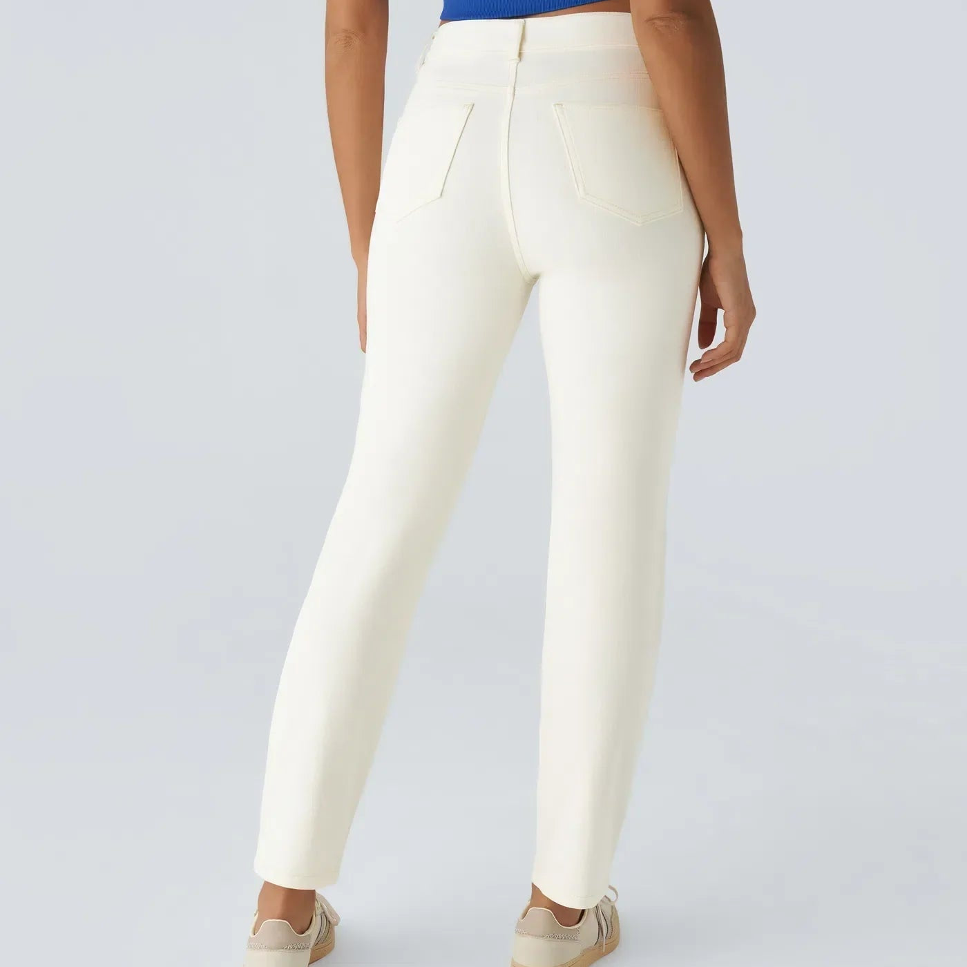 Damen - Elastische Hose - Atmungsaktives Material - Ideal für jeden Anlass