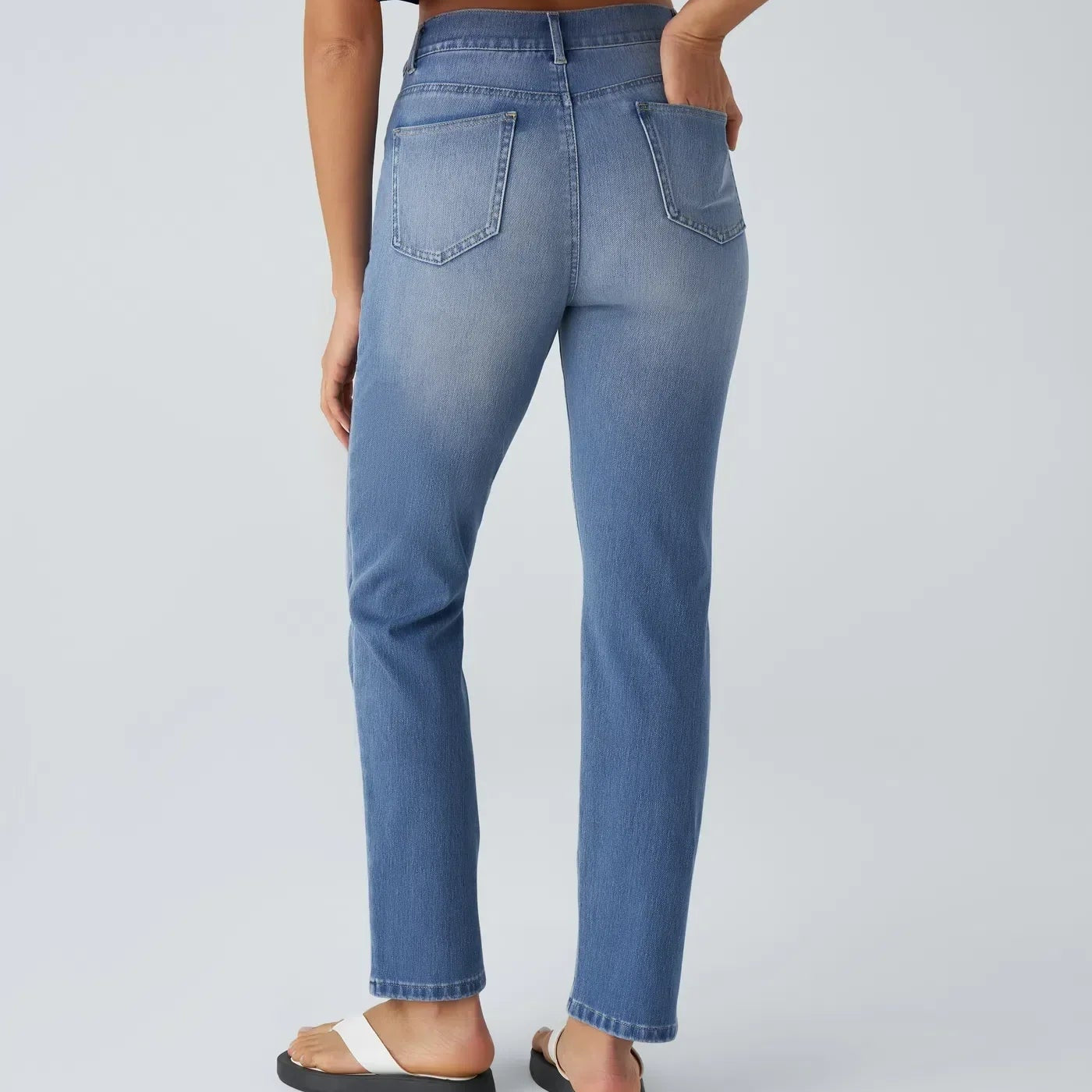 Damen - Elastische Hose - Atmungsaktives Material - Ideal für jeden Anlass