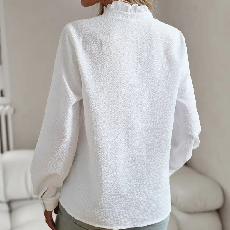 Damen - Elegante Bluse - Hochwertigem Material - Stilvolles, vielseitiges Oberteil - Ideal für jeden Anlass