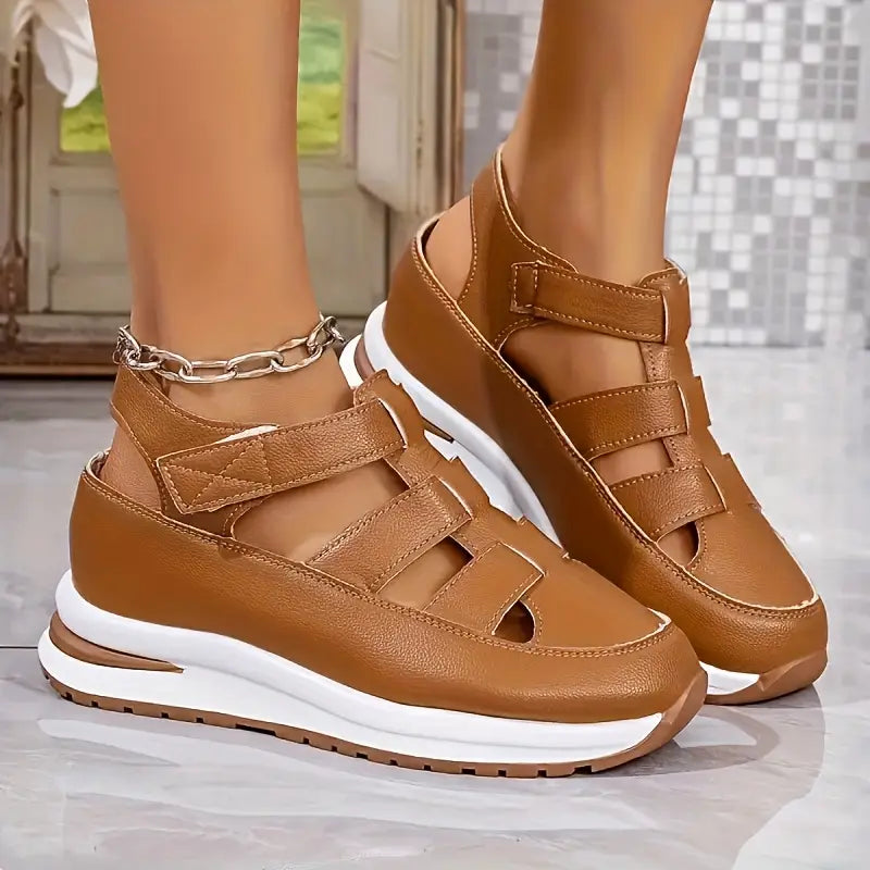 Damen - Komfort Sandalen - Synthetische materialien - Stylisch und langlebig - Ideal für den täglichen Gebrauch