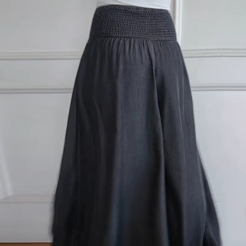 Damen - Hose - Polyester - Bequemem Gummibund - Vielseitig und Stilvoll für Jeden Tag - Komfort und Eleganz