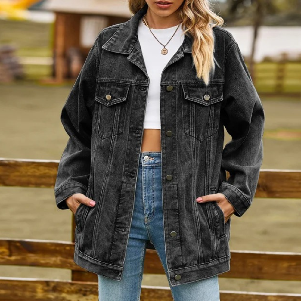 Damen - Jacke - Denim - Stilvoll & Bequem - Vielseitige Mode für das ganze Jahr