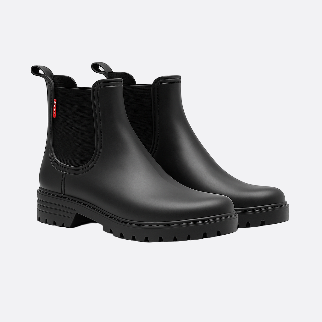 Damen - Chelsea Regenstiefel - Wasserdicht & Rutschfest für Stil und Komfort - Ideale Gummistiefel