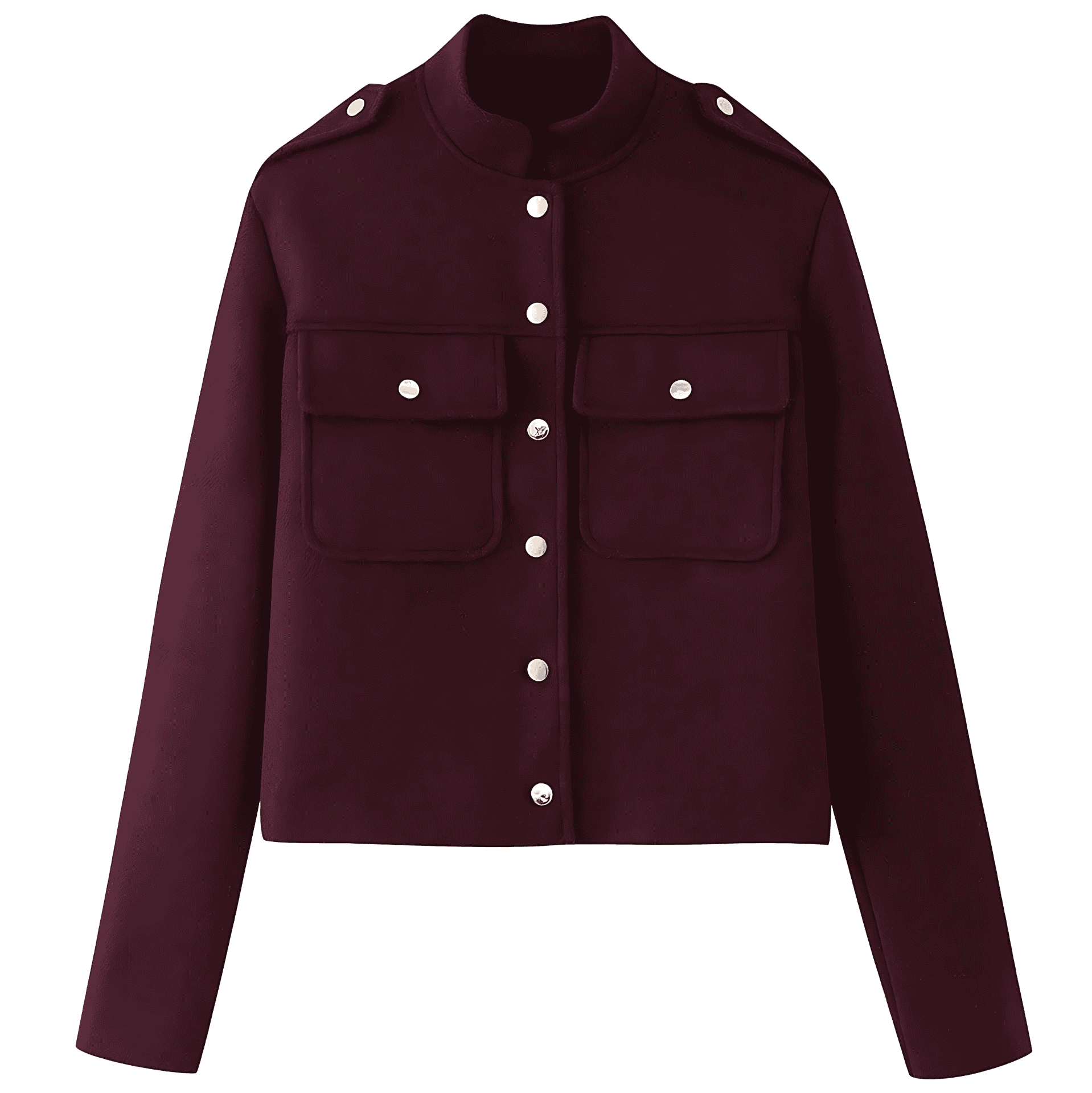 Damen - Kurze Jacke - Taschen und Knöpfen - Modischer Begleiter für jeden Anlass