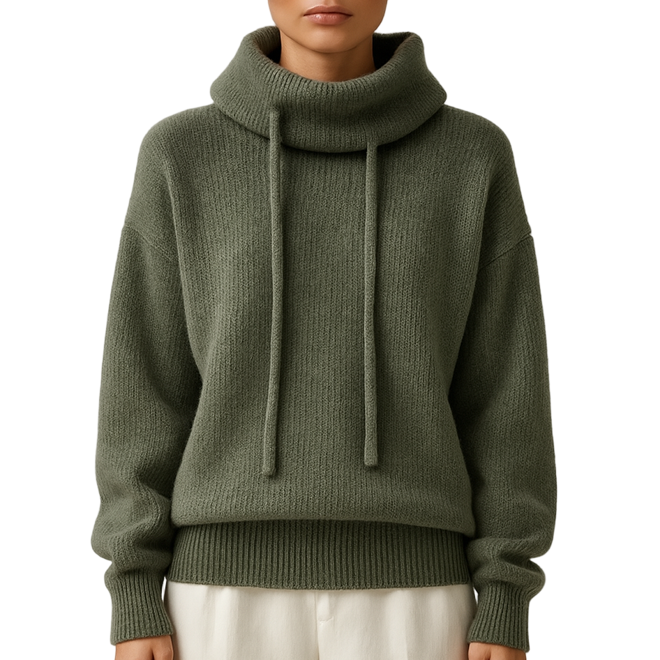 Damen - Rollkragenpullover - Wollmischung - Übergröße - Bequemer und eleganter Pullover für kalte Tage