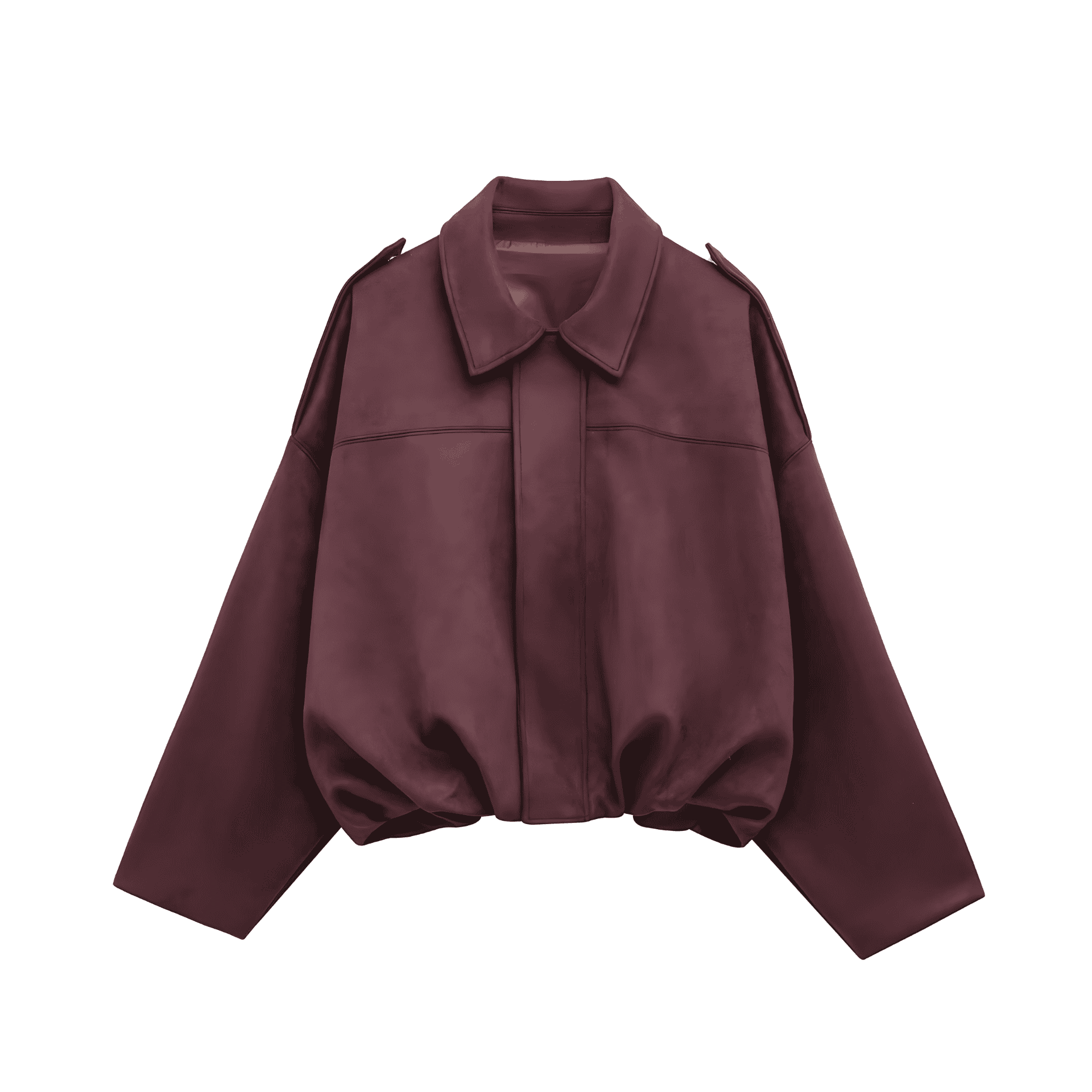 Damen - Übergroße Jacke - Weichem Textil - Moderner Schnitt für stilbewusste Outfits