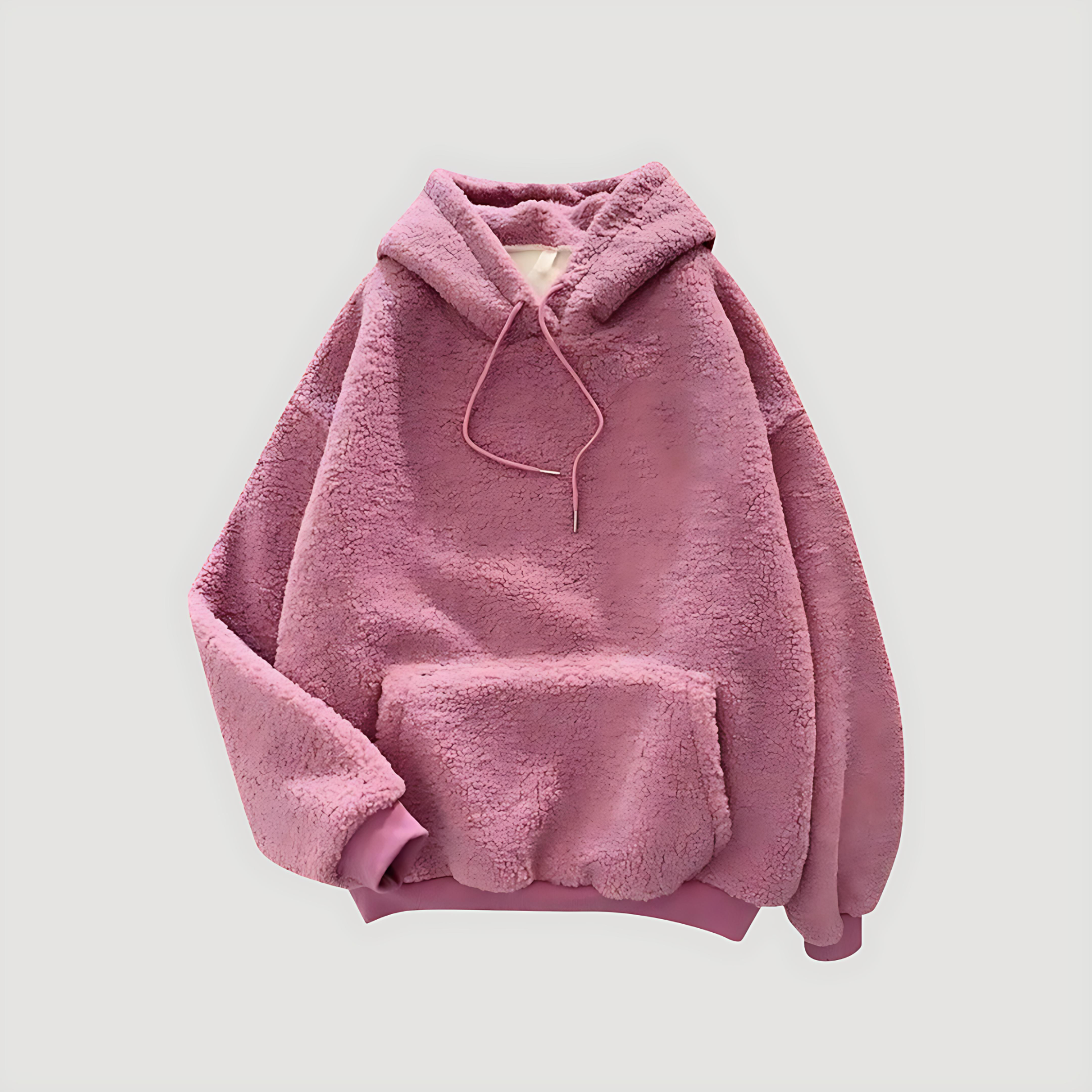 Damen - Winter Hoodie - Sherpa Fleece - Übergröße - Bequemer und warmer Kapuzenpullover für kalte Tage