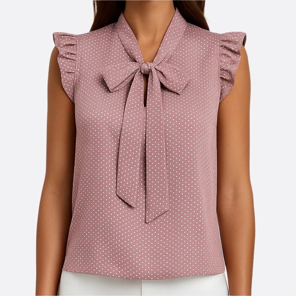 Damen - Elegante Bluse - Leichter Stoff - Jeden Anlass - Stilvolle Oberbekleidung für Frauen