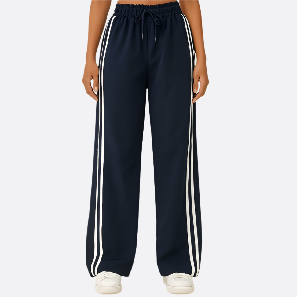 Damen - Hose - Weichem Material - Weit geschnittene - Sportlicher Stil - Bequeme Passform für lässige Mode