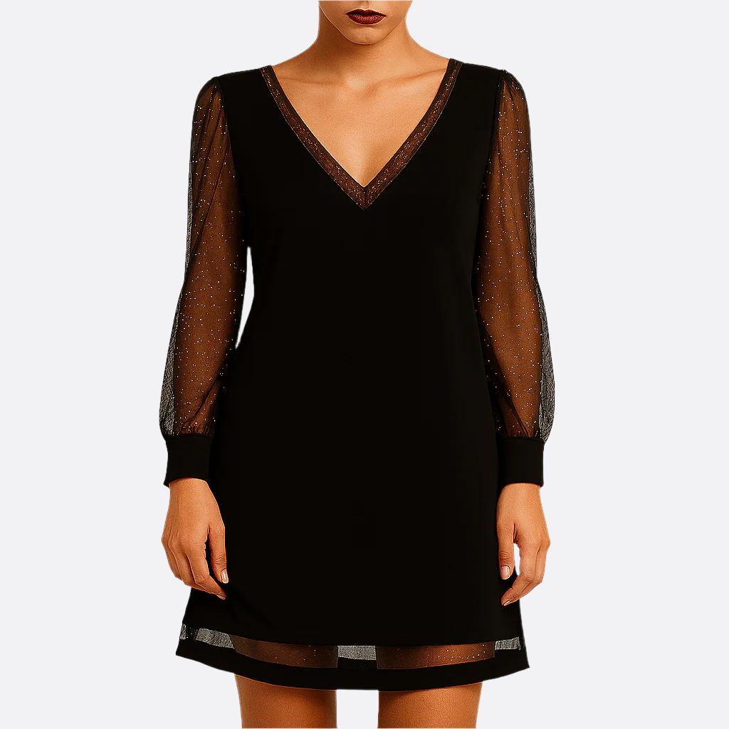 Damen - Kleid - Hochwertiger Polyester - Elegantes formelles Abendkleid - Stilvolles Design für besondere Anlässe