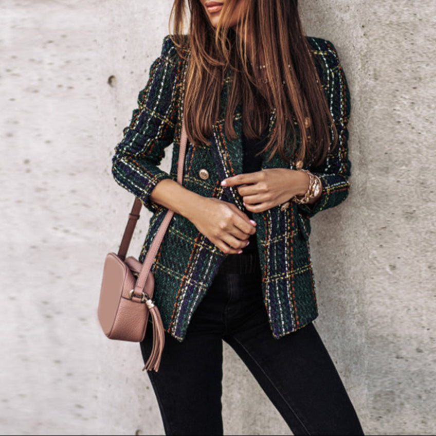 Damen - Klassischer Blazer - Einzelverschluss - Eleganter Schnitt für jeden Anlass - Stilvoller blazer