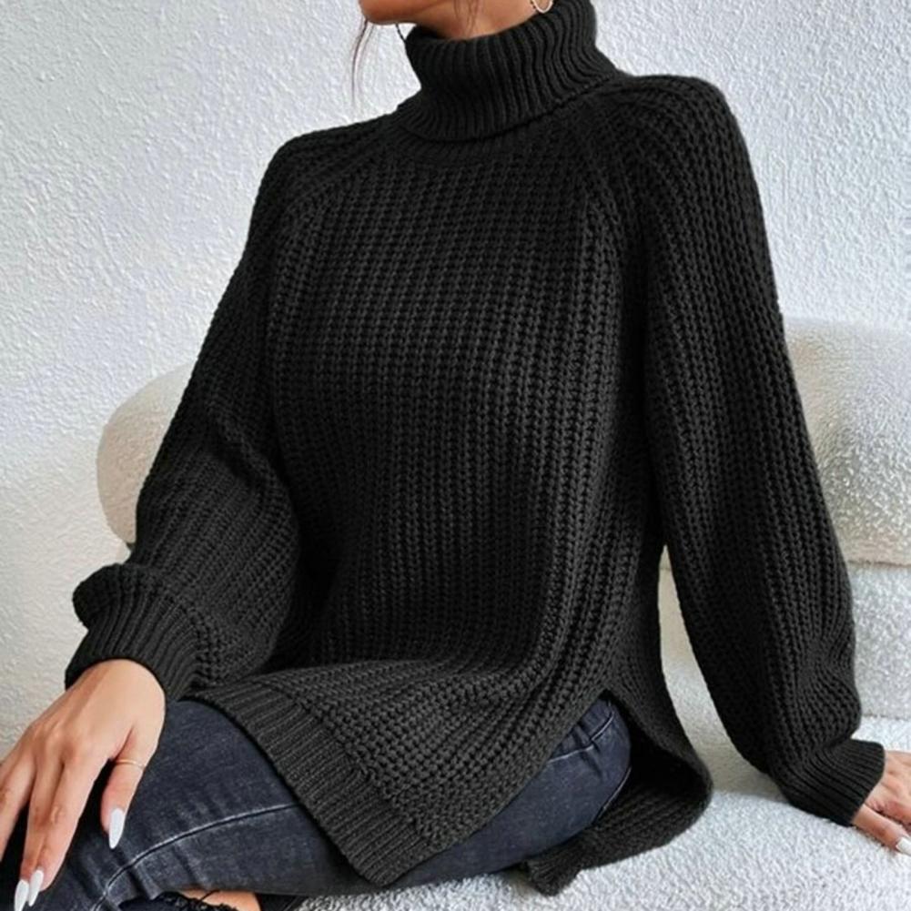 Damen - Kuscheliger Rollkragenpullover - Weiches Material - Winter Style für Gemütliche Tage