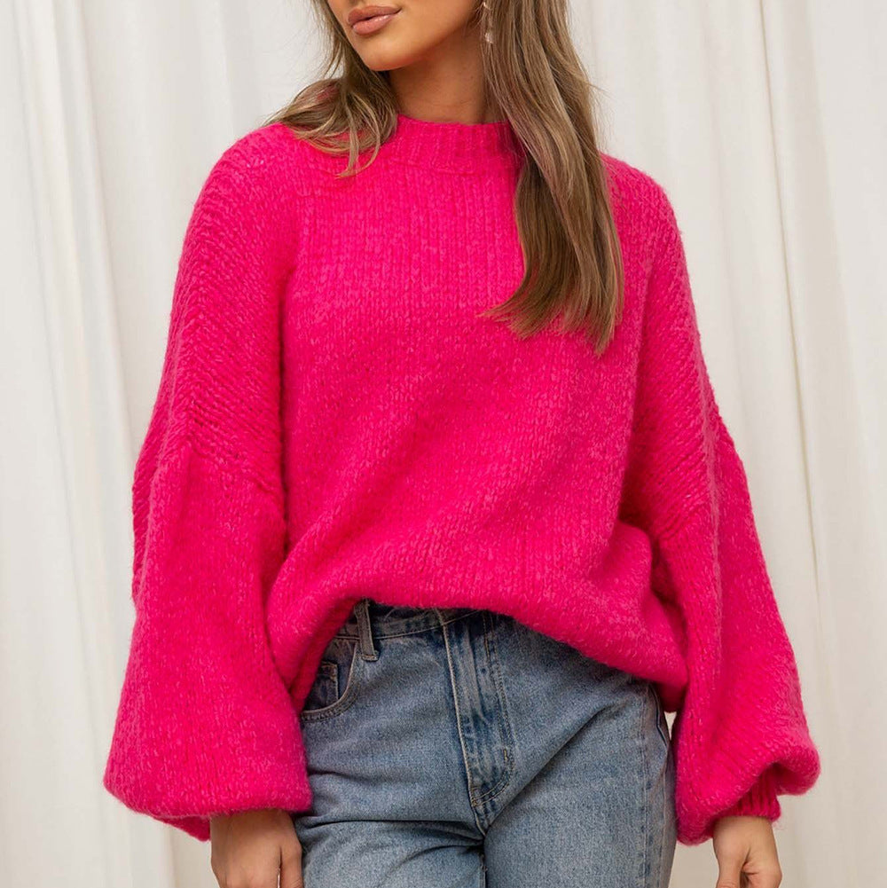 Damen - Kuscheliger Pullover - Weichem Strick - Übergröße - Bequem & Stilvoll