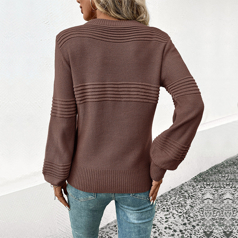 Damen - Strickpullover - Bequemer und stilvoller Look - Ideal für den Alltag