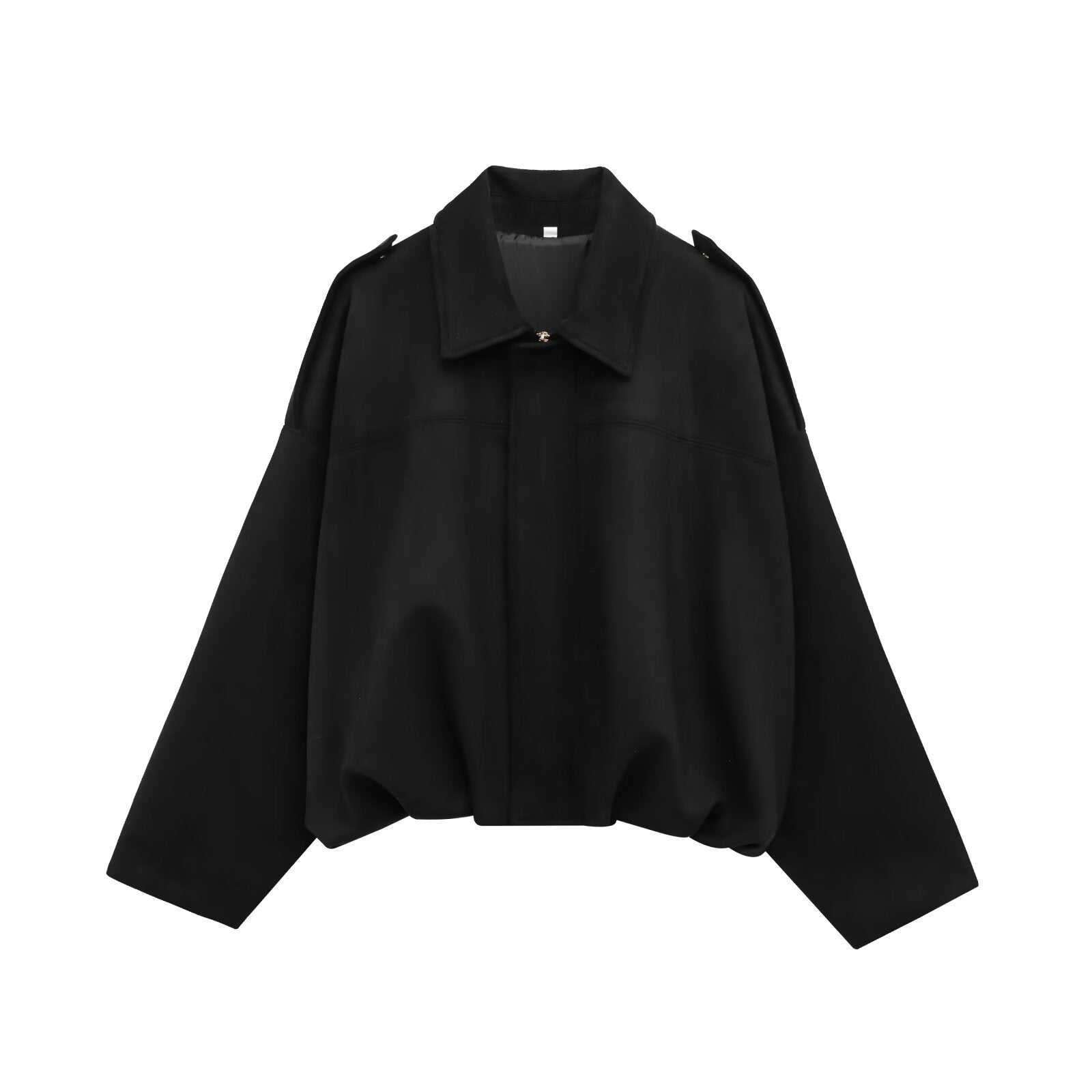 Damen - Übergroße Jacke - Weichem Textil - Moderner Schnitt für stilbewusste Outfits