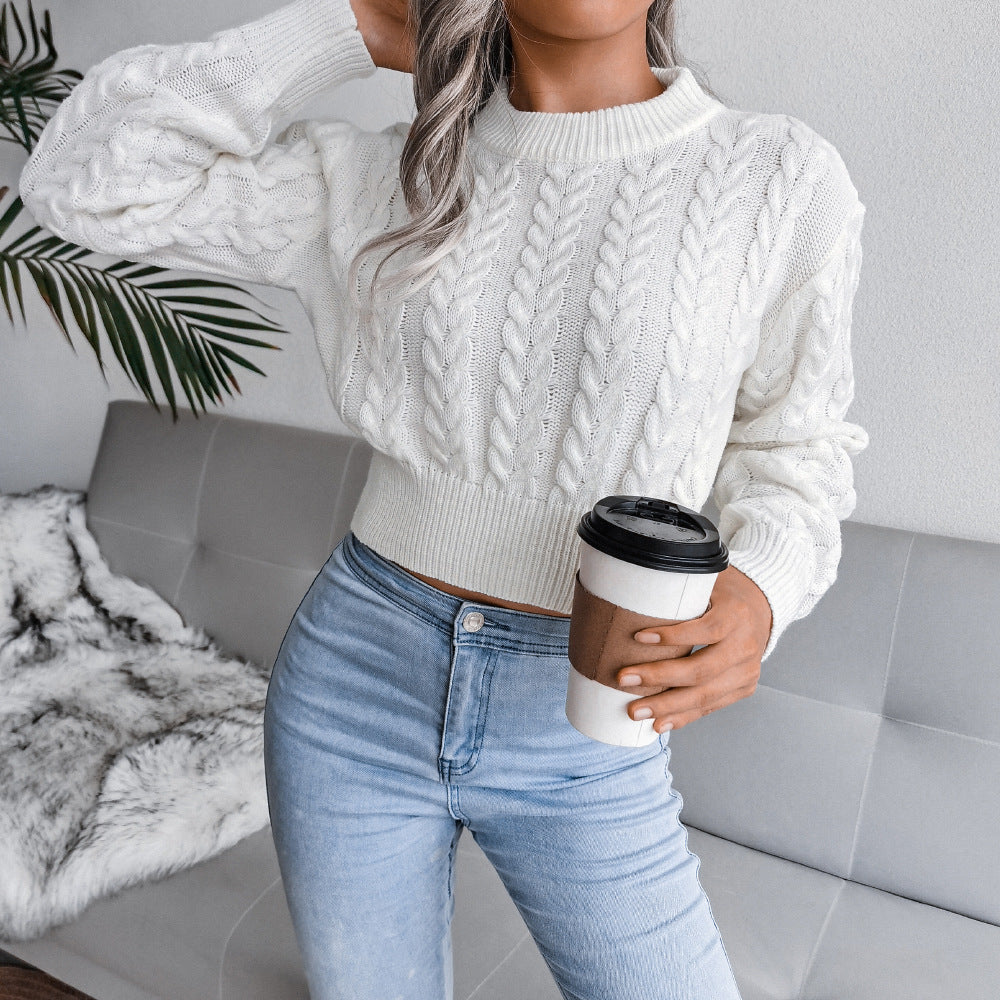 Damen - Moderner Strickpulli - Taillierte Passform - Stilvoller Look für jede Gelegenheit
