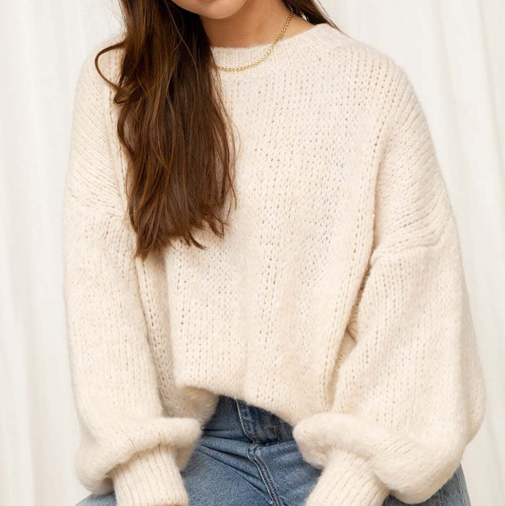 Damen - Kuscheliger Pullover - Weichem Strick - Übergröße - Bequem & Stilvoll