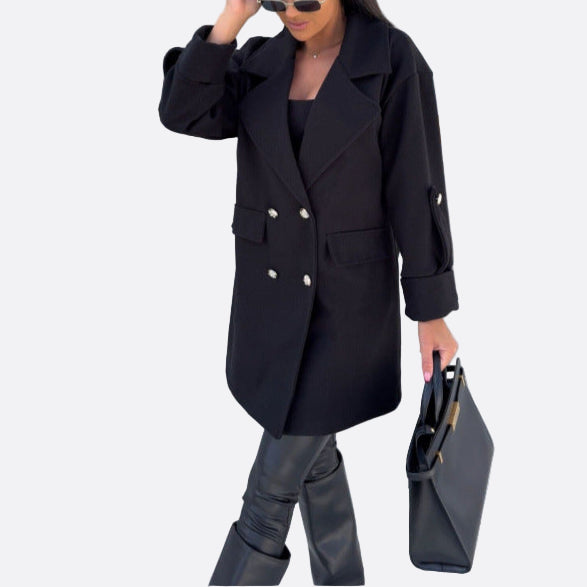 Damen - Baumwollblazer - Übergrößen - Stilvoller und Bequemer Look für Jeden Anlass