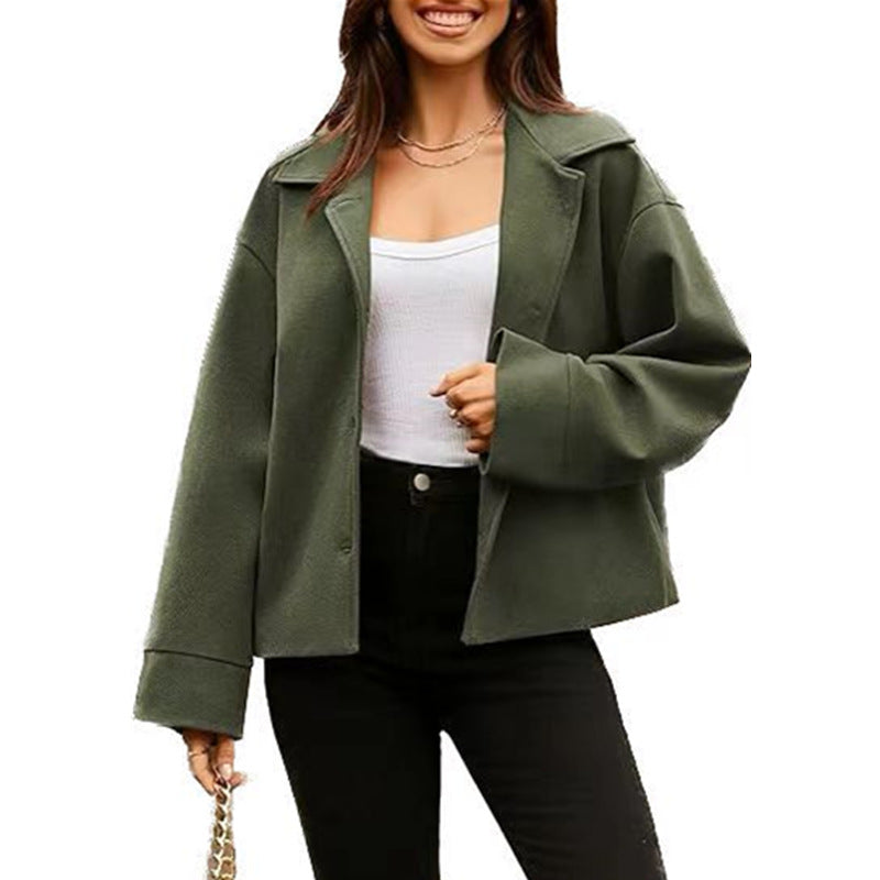 Damen - Übergroße Jacke - Modischer Stil - Bequeme und trendige Oberbekleidung