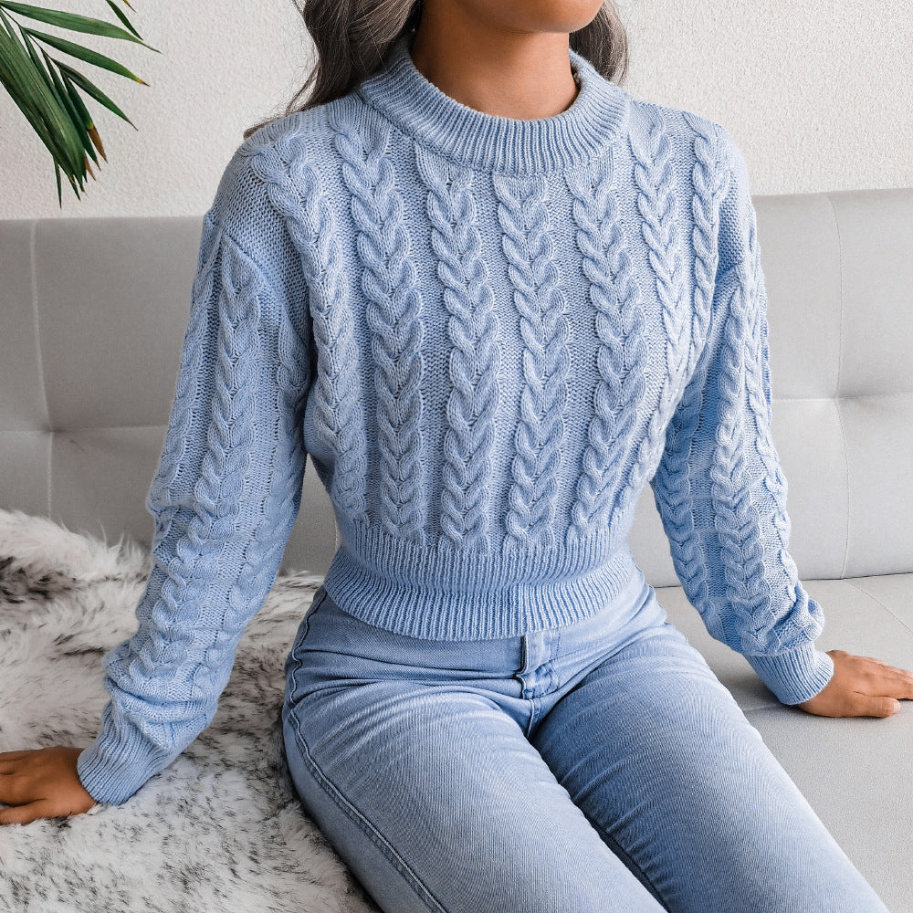 Damen - Moderner Strickpulli - Taillierte Passform - Stilvoller Look für jede Gelegenheit