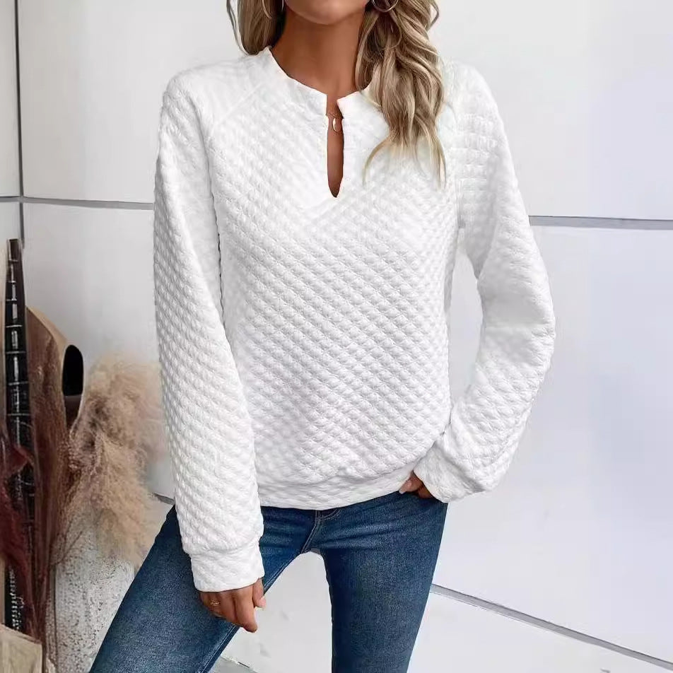 Damen - Modischer Pullover - Bequemer Strickstil - Perfekt für jeden Anlass