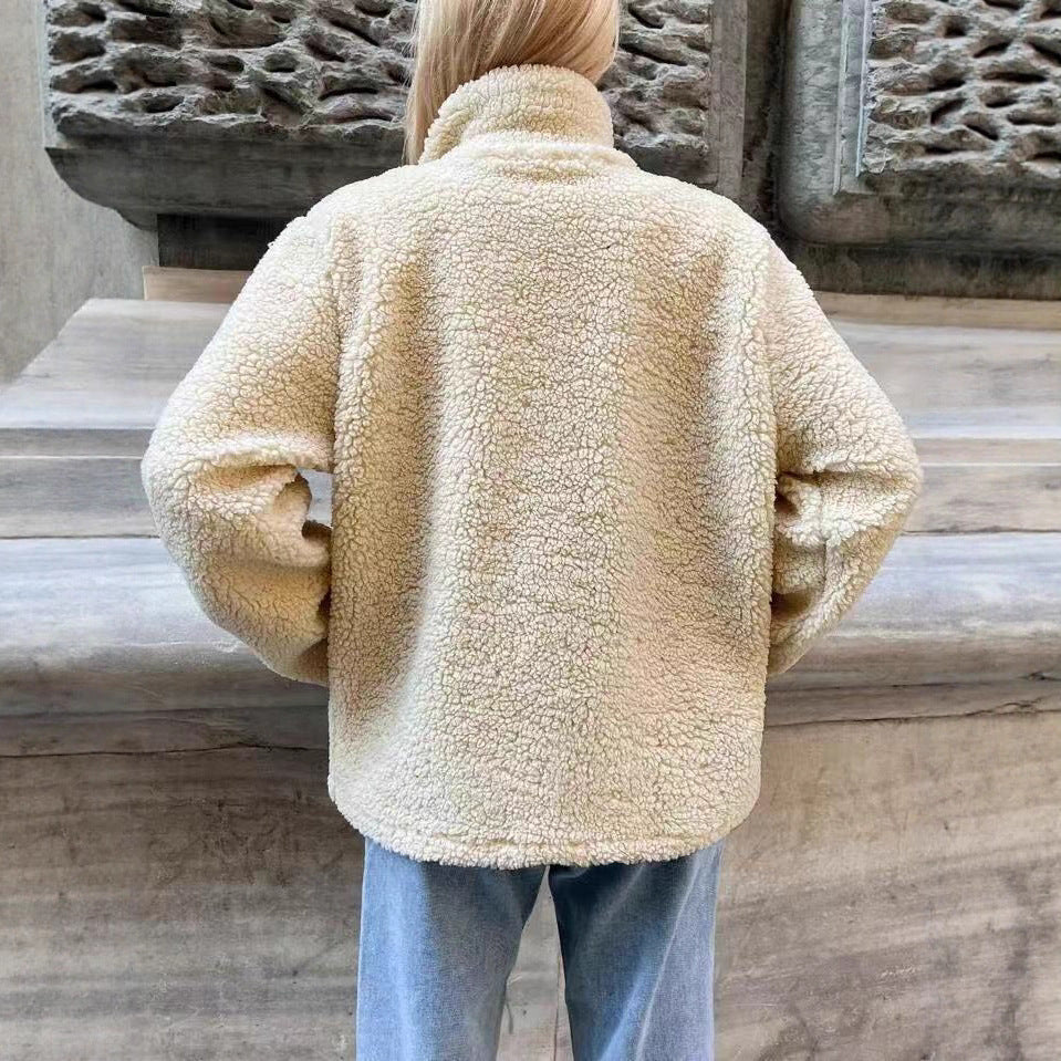 Damen - Fleece Zip Up Jacke - Komfortabler Schnitt - Weiche und Bequeme jacke für den Alltag