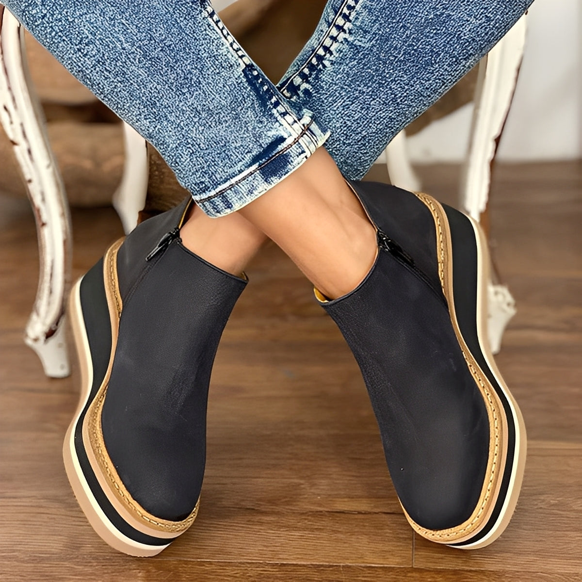 Damen - Elegante Stiefelette - Vielseitiger Stil - Komfortable und trendige Schuhe für jeden Anlass