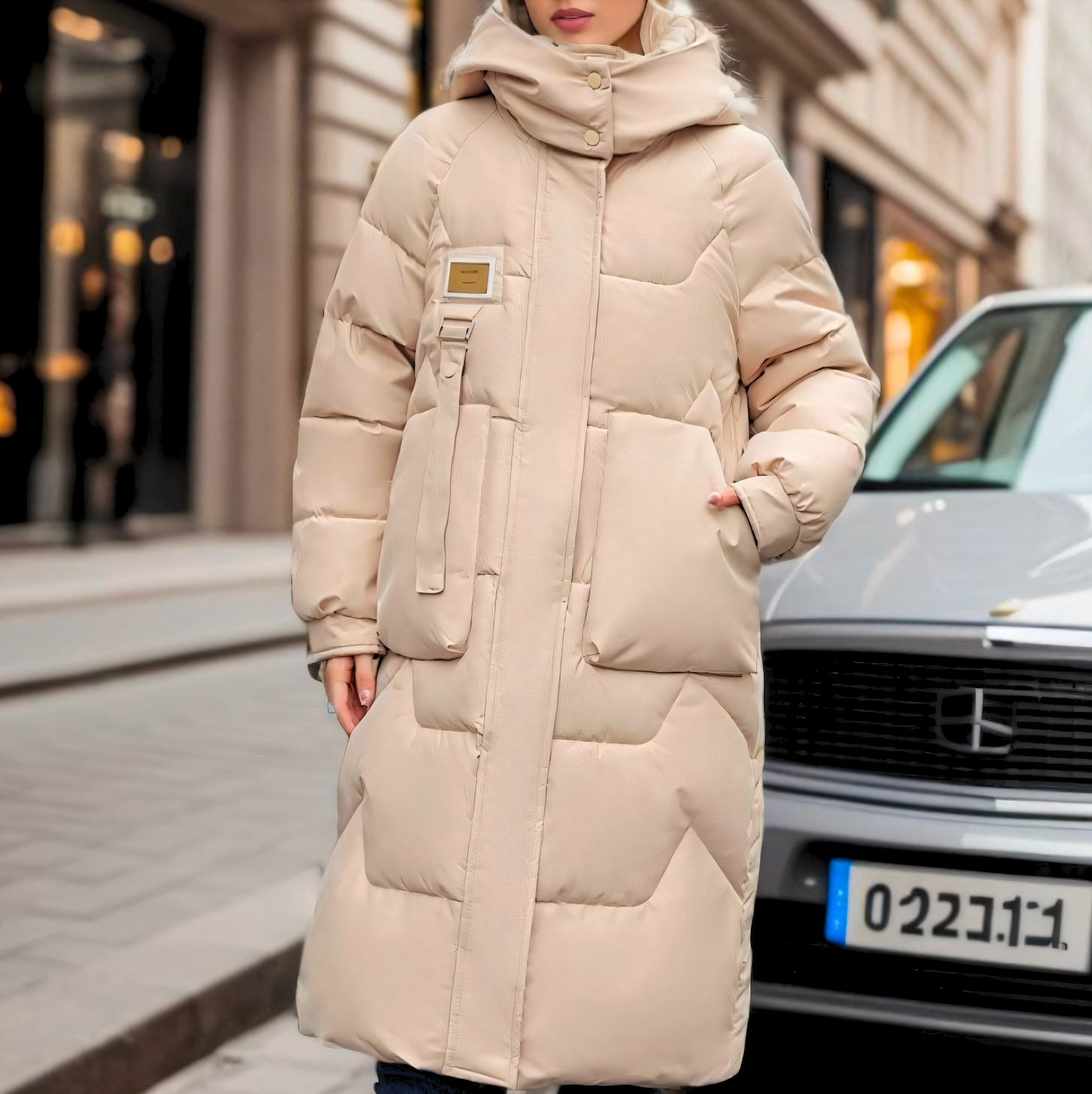 Damen - Wintermantel - Langer bauschiger - Warm & Stylisch - Perfekt für kalte Tage