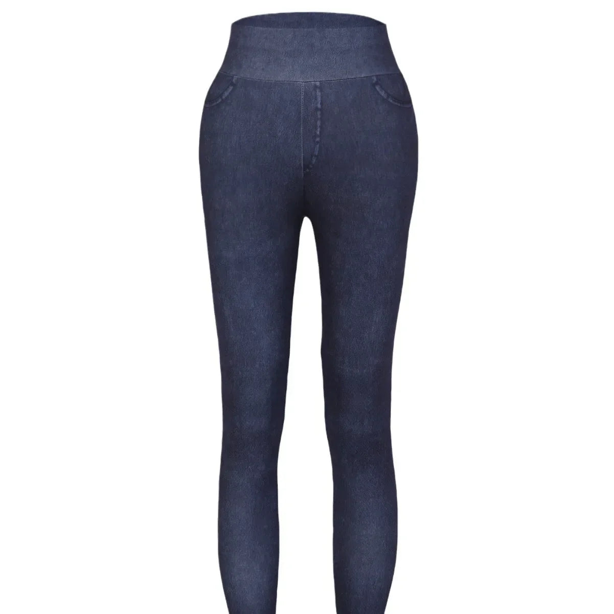 Damen - Stylische Jeggings - Hoher Taille - Bequemer Trendy Fit - Modische Damenmode
