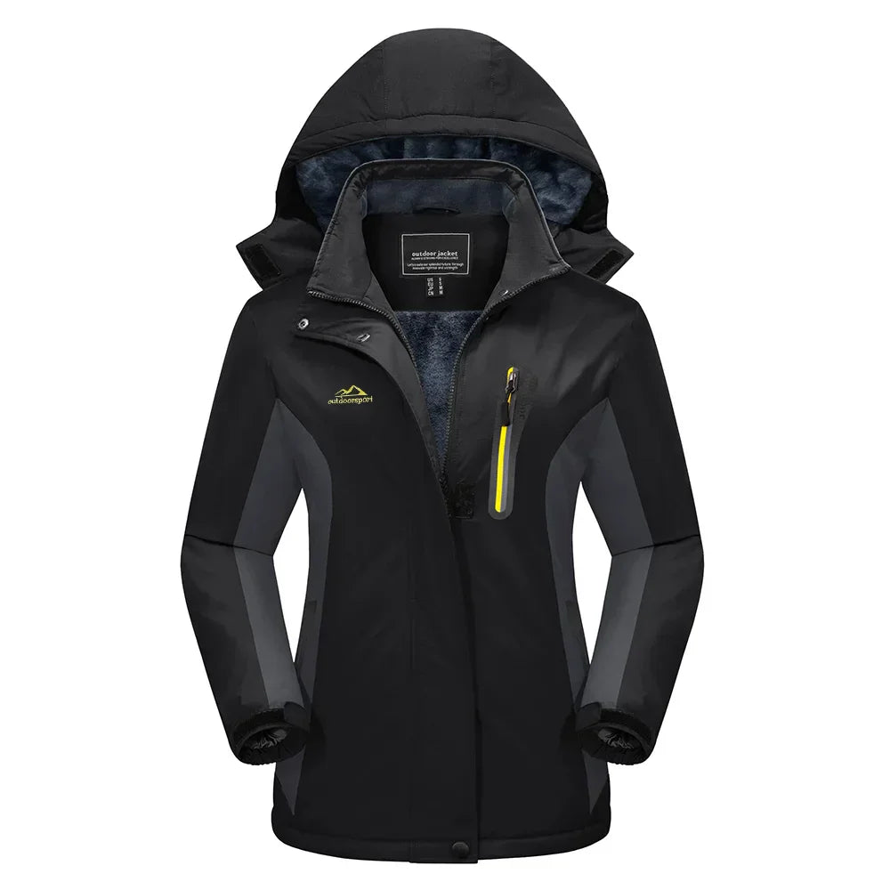 Damen - Schnee Ski Jacke - Wasserabweisend - Kapuze - Perfekt für Winterabenteuer