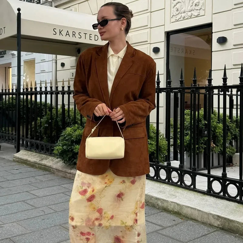 Damen - Kurzblazer - Langen Ärmel - Chic Stil für jeden Anlass - Elegante jacke