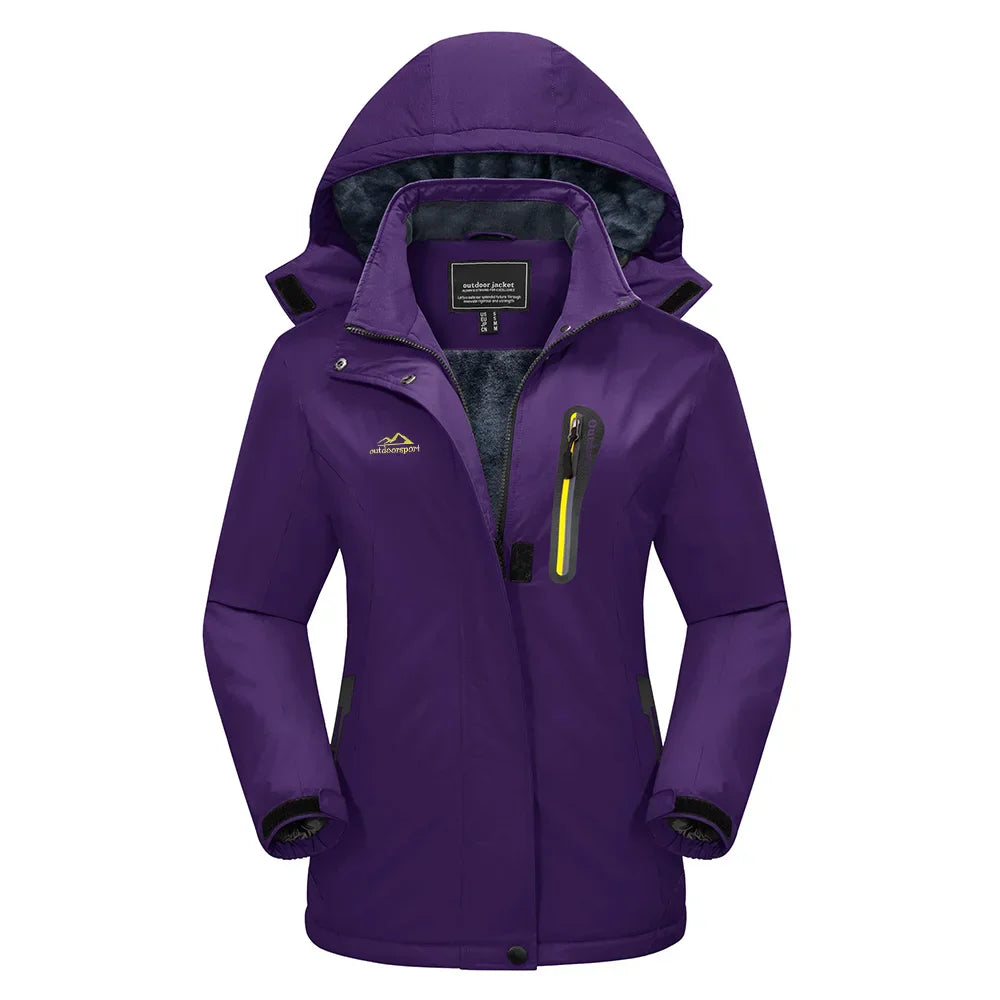 Damen - Schnee Ski Jacke - Wasserabweisend - Kapuze - Perfekt für Winterabenteuer