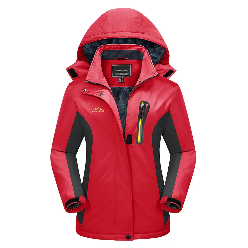 Damen - Schnee Ski Jacke - Wasserabweisend - Kapuze - Perfekt für Winterabenteuer