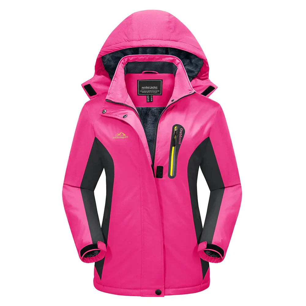 Damen - Schnee Ski Jacke - Wasserabweisend - Kapuze - Perfekt für Winterabenteuer