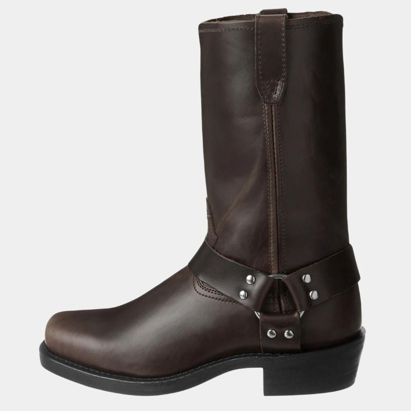 Damen - Mid-Calf Stiefel - Harness und Schnalle Akzent - Stilvoll und Bequem für Jeden Anlass