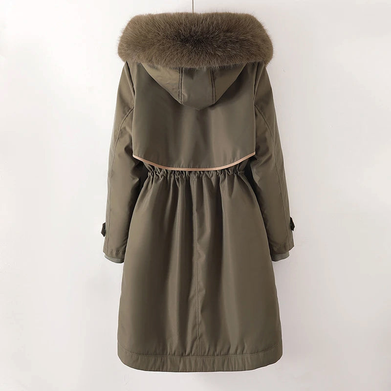 Damen - Gemütliche Winterjacke mit Kapuze - Gesteppte - Warm und stylisch für kalte Tage
