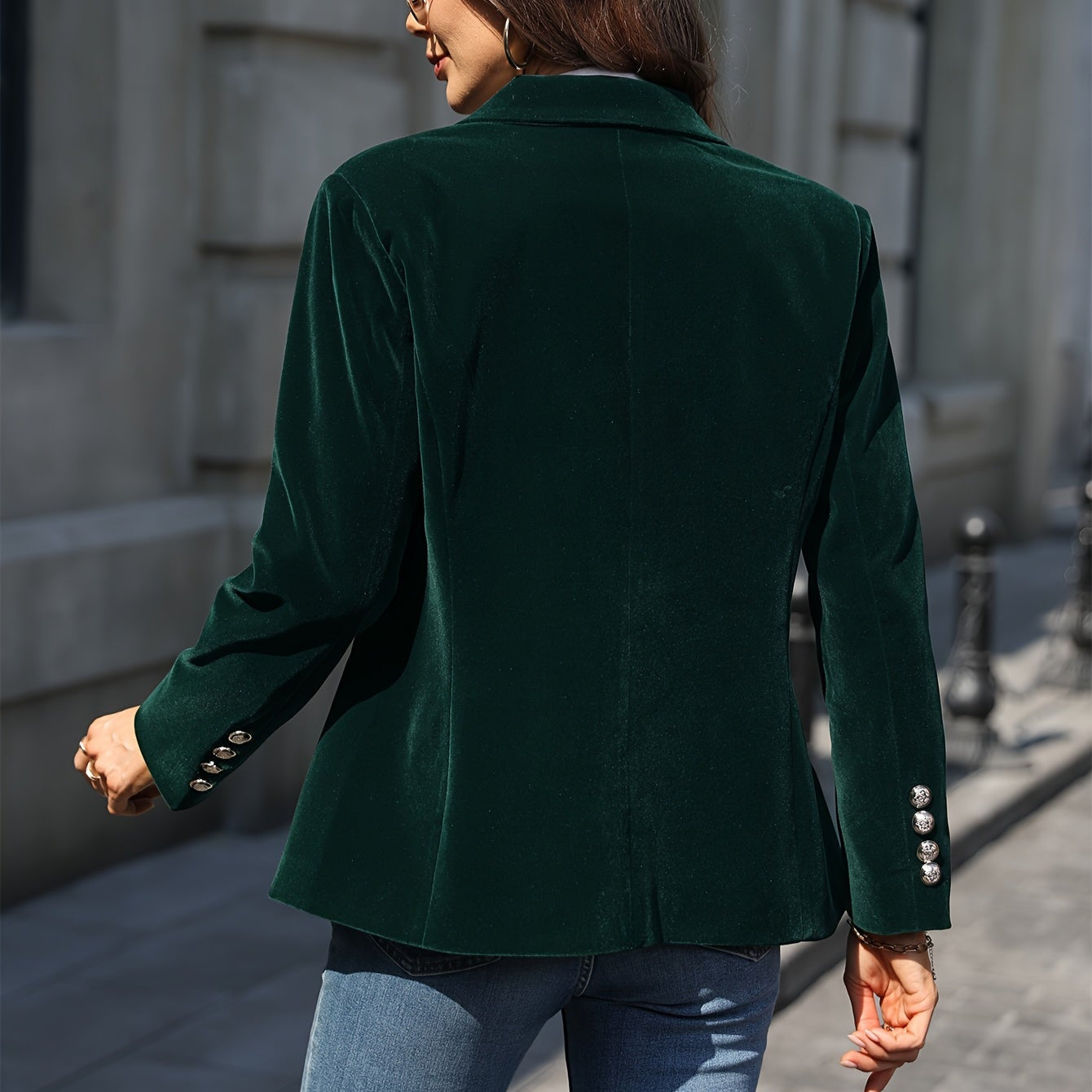 Damen - Blazer - Strukturierte Passform - Ein Knopfverschluss - Eleganter Look für jeden Anlass